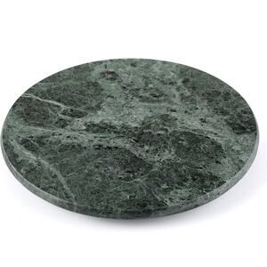 Creative Home Natural Marble Round Trivet Cheese Board Dessert Serving Plate 8"